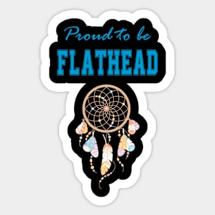 Native American Flathead Dreamcatcher 50 Sticker